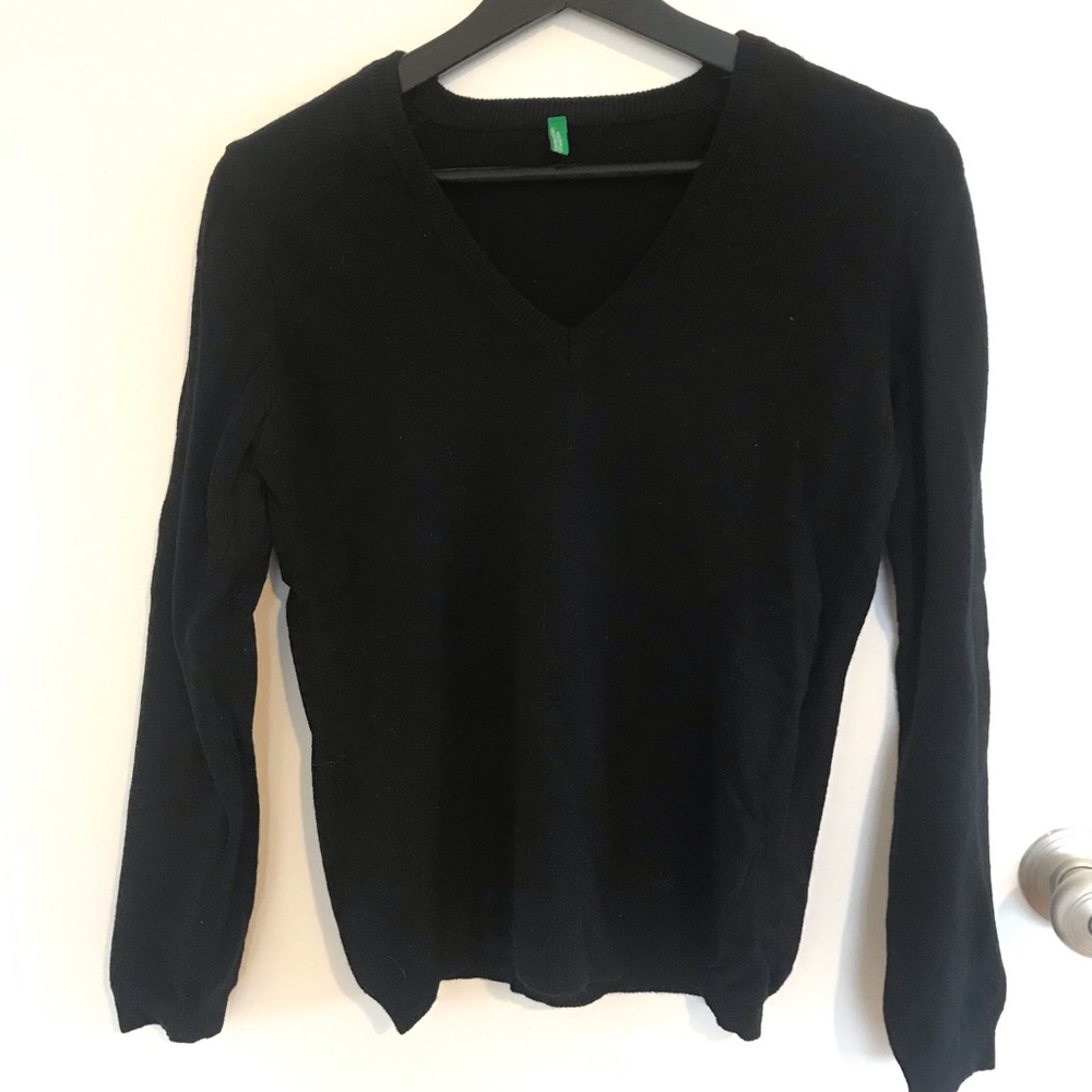 Simple black sweater